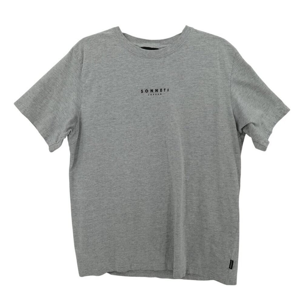 Sonneti XL Gray T-Shirt Men's Crew Neck